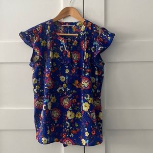 Collective Concepts Floral Pattern Blouse Size S